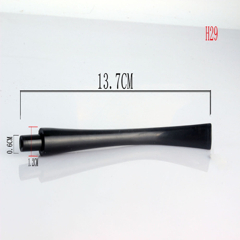 New long - rod acrylic pipe tail DIY pipe fittings filter pipe curved straight reading button accessories