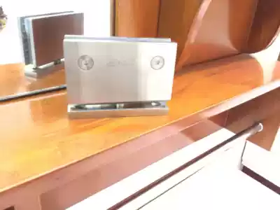 Stainless steel glass door hinge 360 degree hinge shower room bathroom clip glass door hardware
