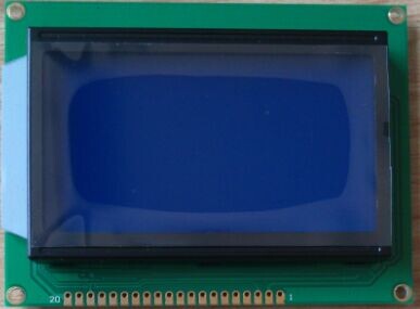 12864 Lanscreen yellow screen parallel port 5V without word library with cs1 and cs2 slices
