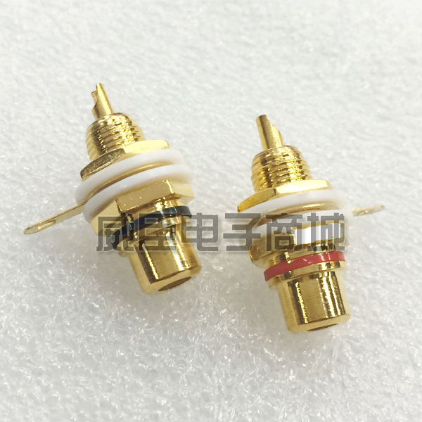 High-end hifi upscale sound power amplifier loudspeaker speaker RCA socket RCA seat lotus seat Lotus socket