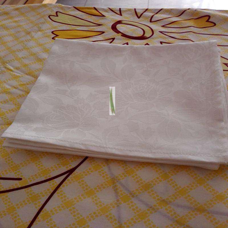 Napkin square mouth cloth cotton pure cotton washed cotton white western food sassafras cup cloth does not fade and is easy to clean