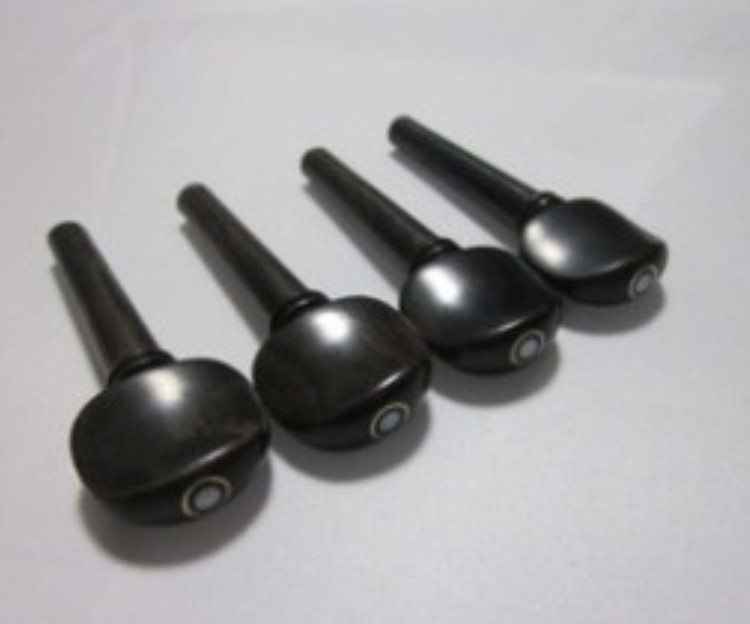 Fisheye ebony violin string shaft Violin string button Ebony violin accessories Four violin shafts