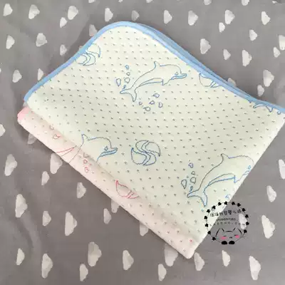 Four layers of absorbent breathable double-sided cotton anti-urine pad spring and summer bamboo fiber baby oversized waterproof pad