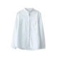 Cổ áo sơ mi sọc cotton Áo sơ mi nữ dài tay Phiên bản Hàn Quốc áo sơ mi rộng rãi mùa xuân và mùa thu mới áo khoác học sinh áo sơ mi nữ sọc Mùa xuân