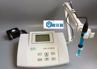 Shanghai crystal magnetic PHS-3C precision acidity meter pH meter PHS-3E pH test instrument