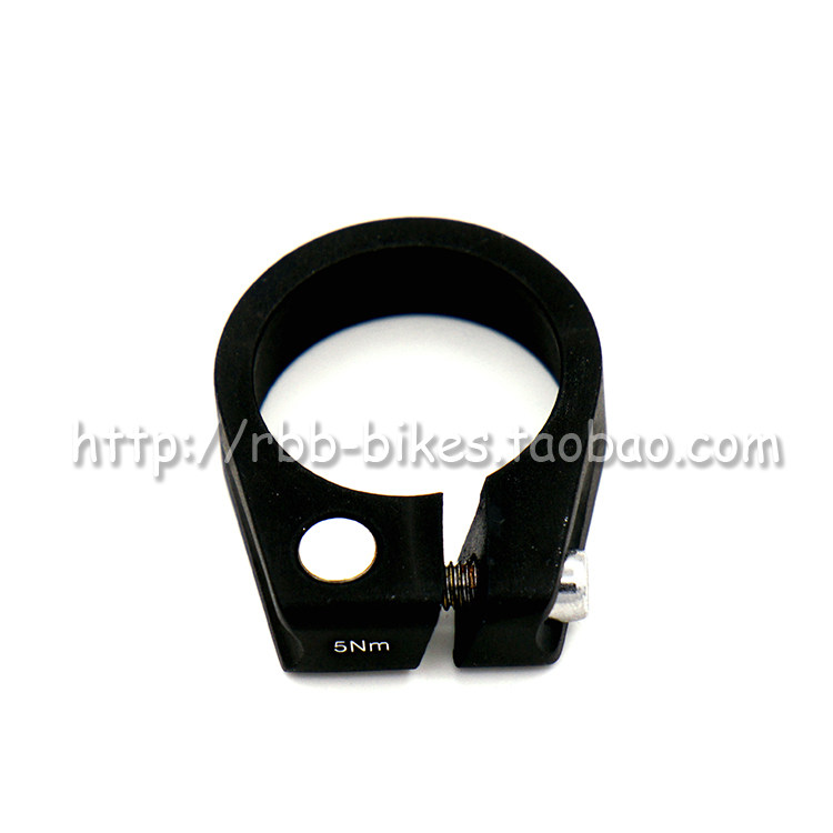 Aluminum alloy black seat tube seat tube clip 31 8 seat post seat post clip mountain road bike