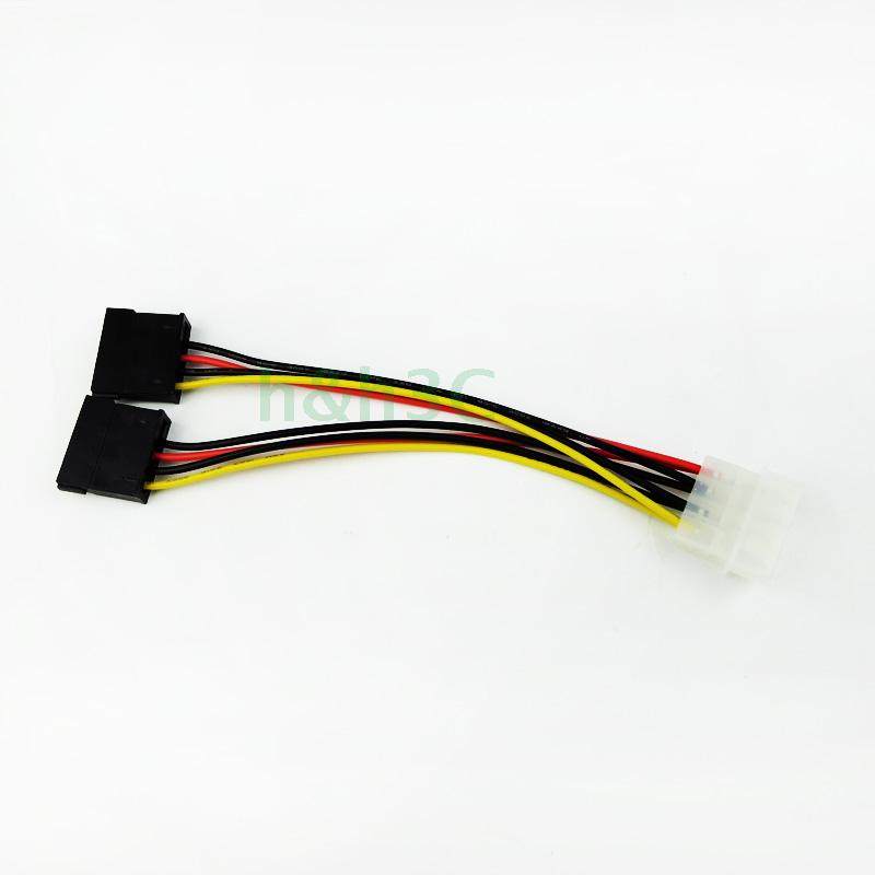 SATA serial port power cord 1 min 2 D type IDE large 4P and dual SATA port one - two hard disk optical drive cord
