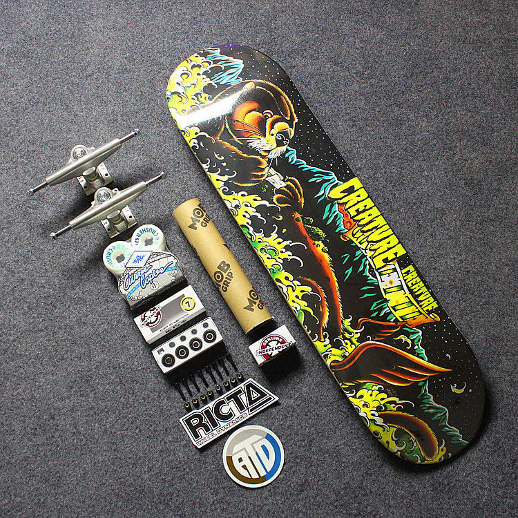 U.S. imported assembly CREATURE skateboard with KRUX stent Ricta wheel santa cruz