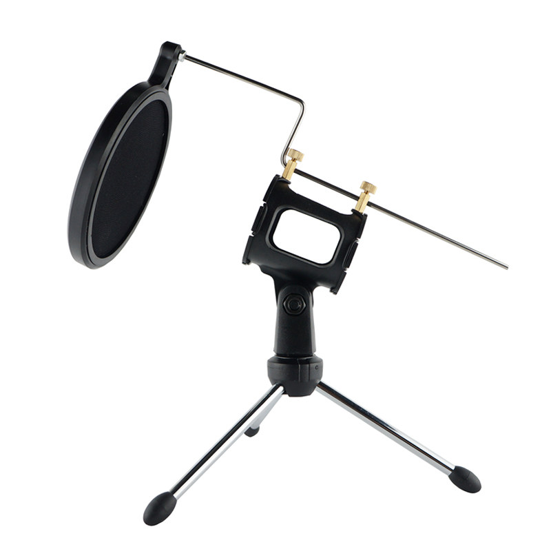 Sky Rhyme Cell Phone K Singing Bar Special Triangle Bracket Three Feet Tabletop Anti-Spray Hood Bracket