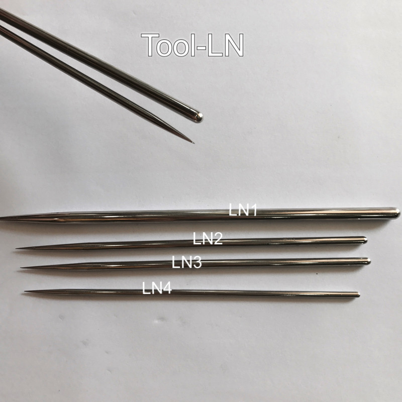 Bread flower turned sugar floral clay floral tool stainless steel tool Rolling Stick