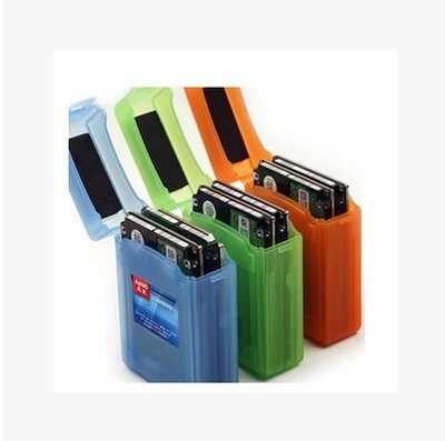 Special offer 2 5-inch hard drive protection box Anti-static box Hard drive storage box can put 2 hard drives at the same time