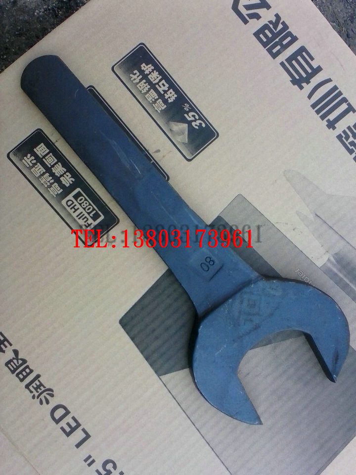 Heavy 105mm 105mm 110mm 115mm 120mm single head large dull head wrench with large opening wrench