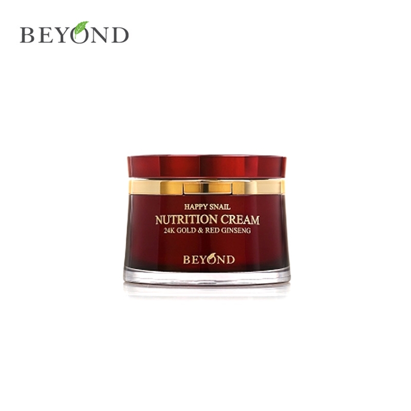 韩国LG直邮BEYOND 幸福的蜗牛营养霜 24K黄金&红参 50ml 美白抗皱