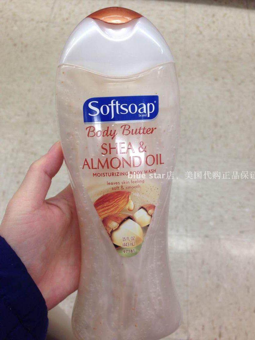 softsoap body wash shea & almond oil