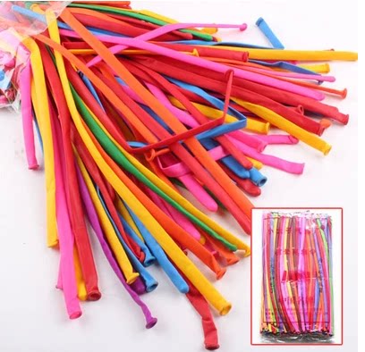 200 small prince mixed color long balloon six - one children's Day shape DIY balloon thickening magic