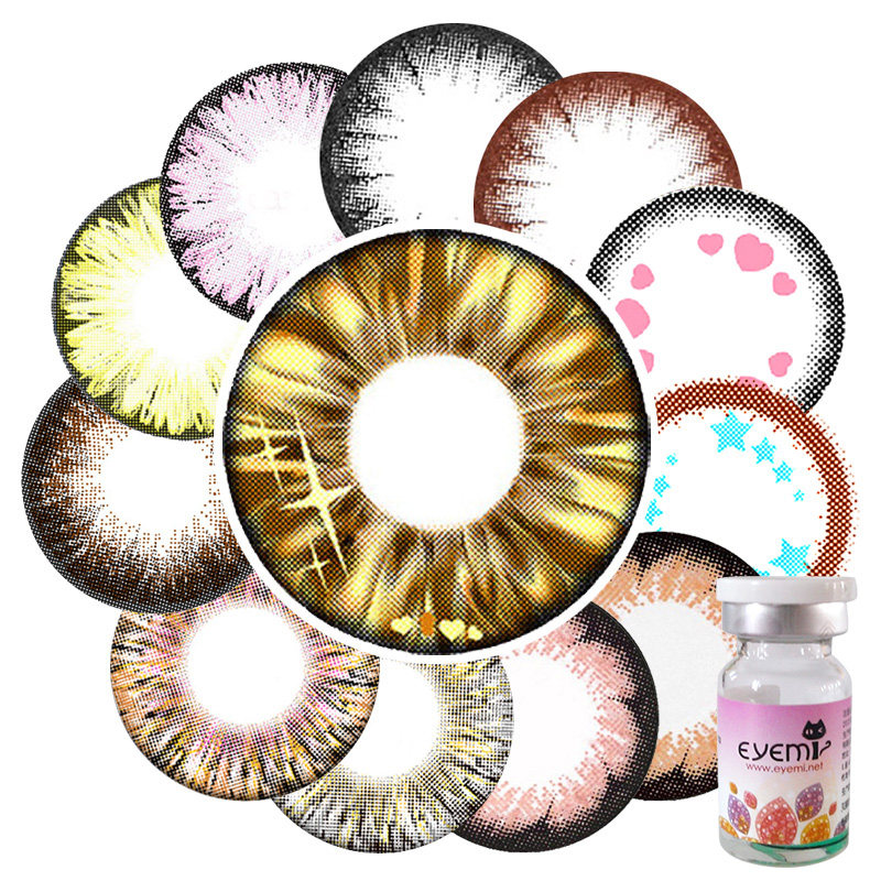 星光果琪久美子大直径美瞳年抛cos混血舒适彩色隐形眼镜1片装爱咪