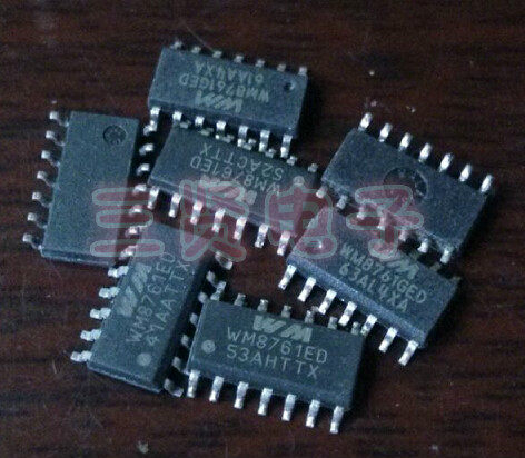 WM8761ED digital-to-analog converter disassembly patch can shoot SOP-14 package WM8761GED