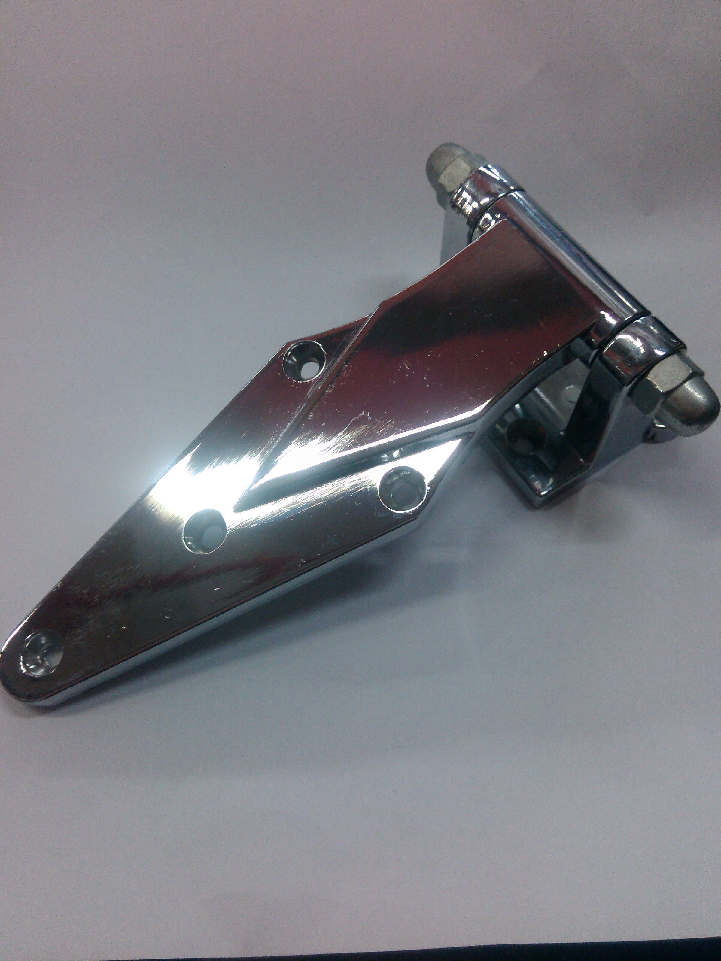 Factory direct sale Thickened freezer plane convex door hinge A02 oven door hinge Zinc alloy chrome-plated hinge