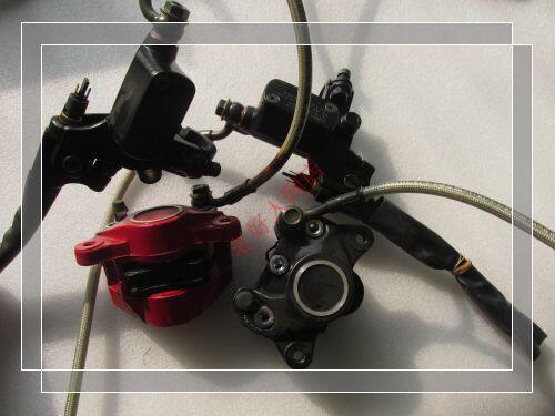 Suitable for Peugeot pedal QP125T-2 Peugeot SF3 rear brake upper pump assembly Lower pump assembly disc brakes