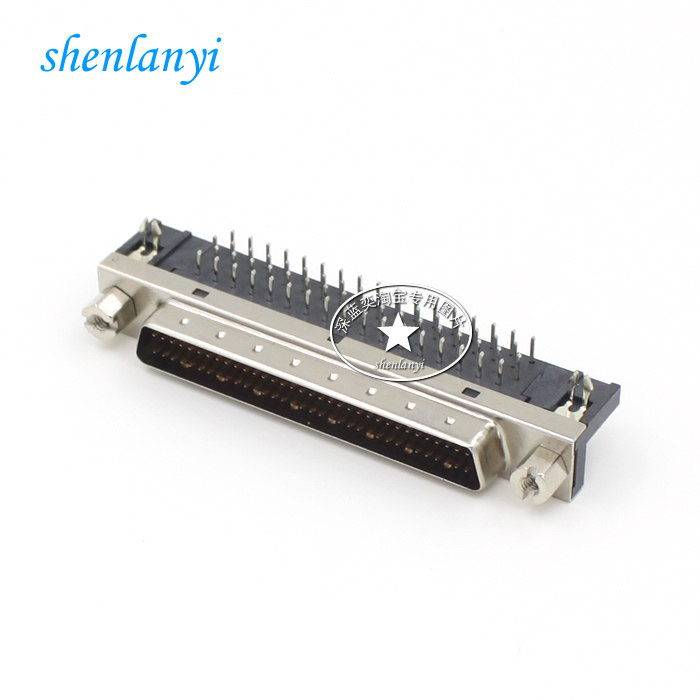 SCSI head SCSIDB68 male head SCSI68 male elbow 90 degrees SCSI head