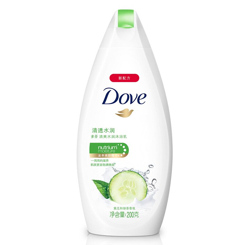 【天猫超市】Dove/多芬清爽水润沐浴乳清透水润 200g 沐浴露