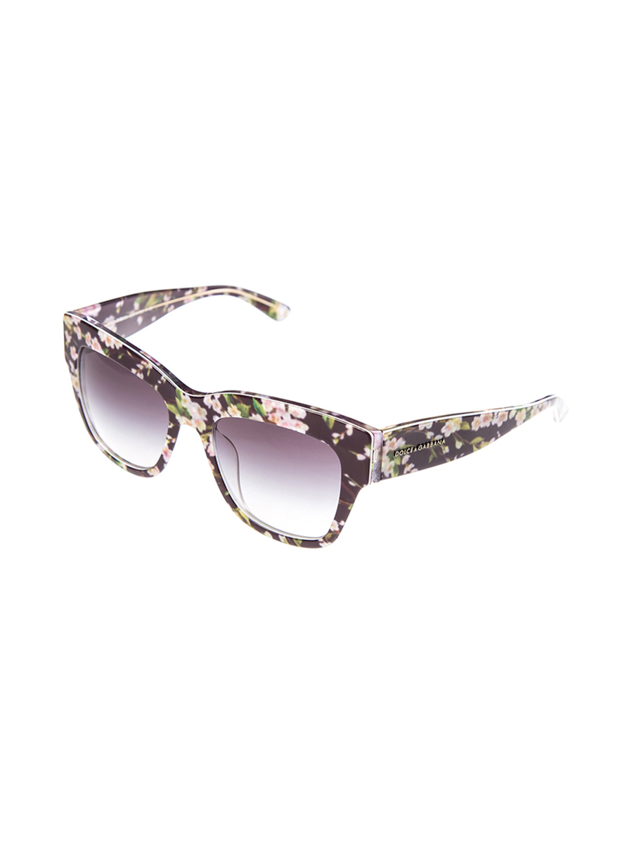 Dolce&Gabbana 彩色印花方框太阳眼镜