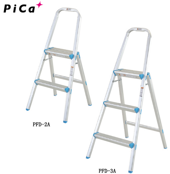 Japan PICA aluminum alloy household ladder with elevator folding people ladder pedal PFD-2A 3A 4A