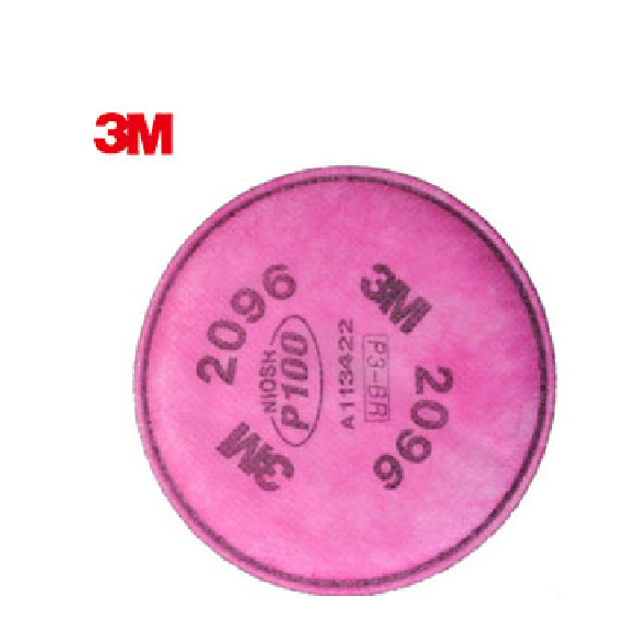 3M 2096防颗粒物滤棉P100级防酸性气体异味搭配6200面罩 2片装