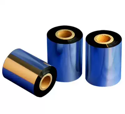 Reinforced hybrid base ribbon 110mm * 300m synthetic coated paper self-adhesive label sticker barcode thermal transfer ribbon