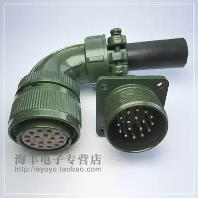 Delta servo motor side encoder connector YDM3020044717 core bending type Aviation plug 20-29s