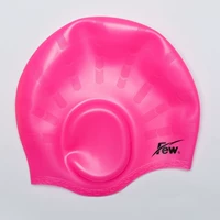 Xác thực nổi / FEW silicone mũ bơi tai nhái đàn hồi tốt không đầu W002 	mũ bơi trùm tai	