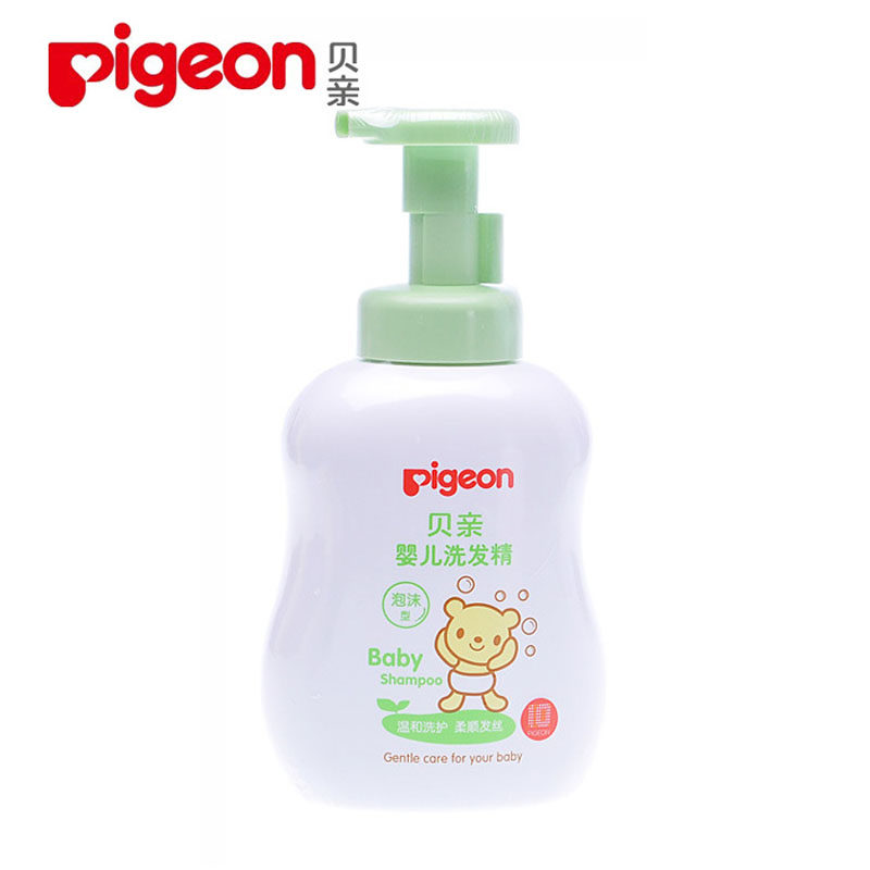贝亲 婴儿泡沫洗发精 手压自动打泡型 自动发泡 500ml IA117
