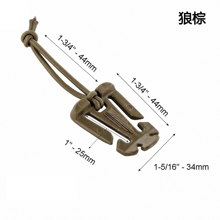 OYO USA Import ITW WEB DOMINATOR CONTAINING BUCKLE HANGING BUCKLE WEBBING WEBBING Elastic Rope Fixing Buckle