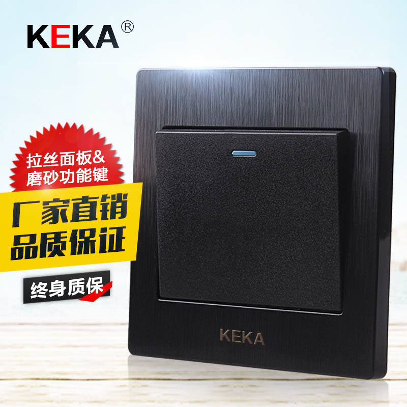 S1 black wire drawing switch socket single open single control switch open single control switch