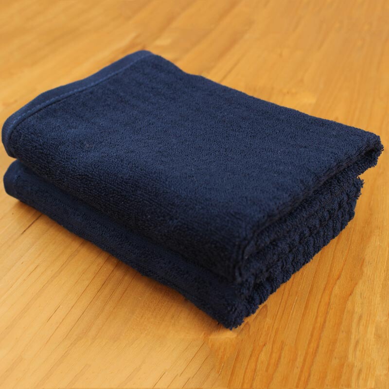 Dark Blue Pure Cotton Towel 40X58Cm Navy Blue Towel Pure Cotton Hotel Towel