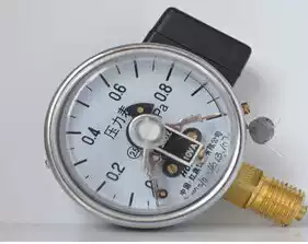 Physical store spot Red Flag brand electric contact pressure gauge YX60 0-1 6mpa full specification contact point 10VA