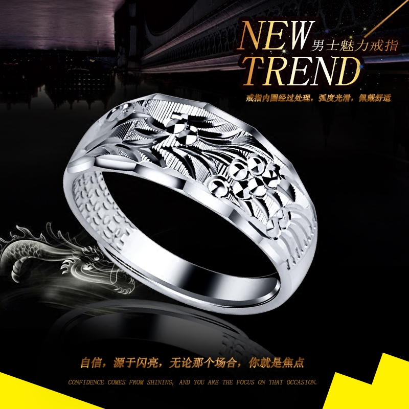 Bague homme SHENGSHUO   en Argenterie - Ref 3089787 Image 3