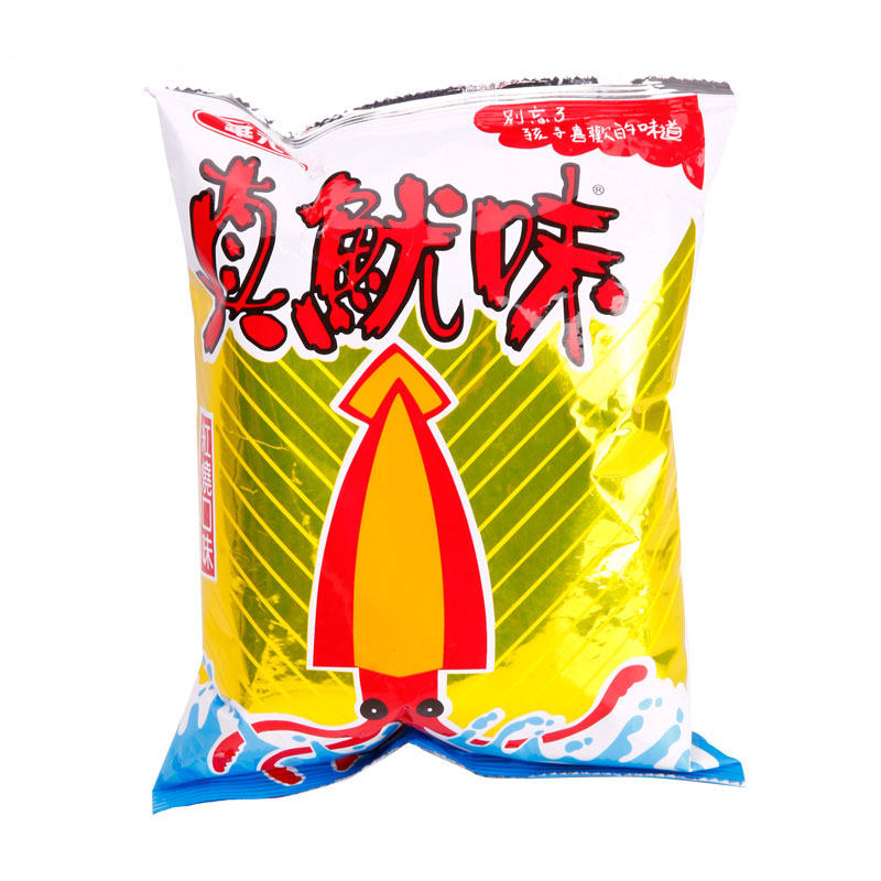 【天猫超市】台湾进口零食 华元真鱿味 （红烧口味）60g/袋