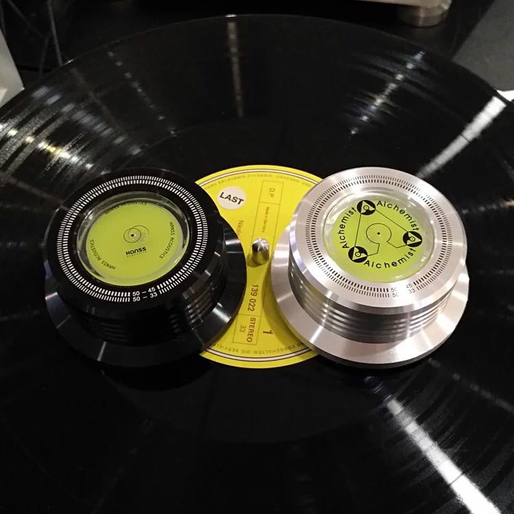 Yite level meter vinyl record town disc town lightweight pressure disc LP disc speedometer aluminum alloy 290G or so