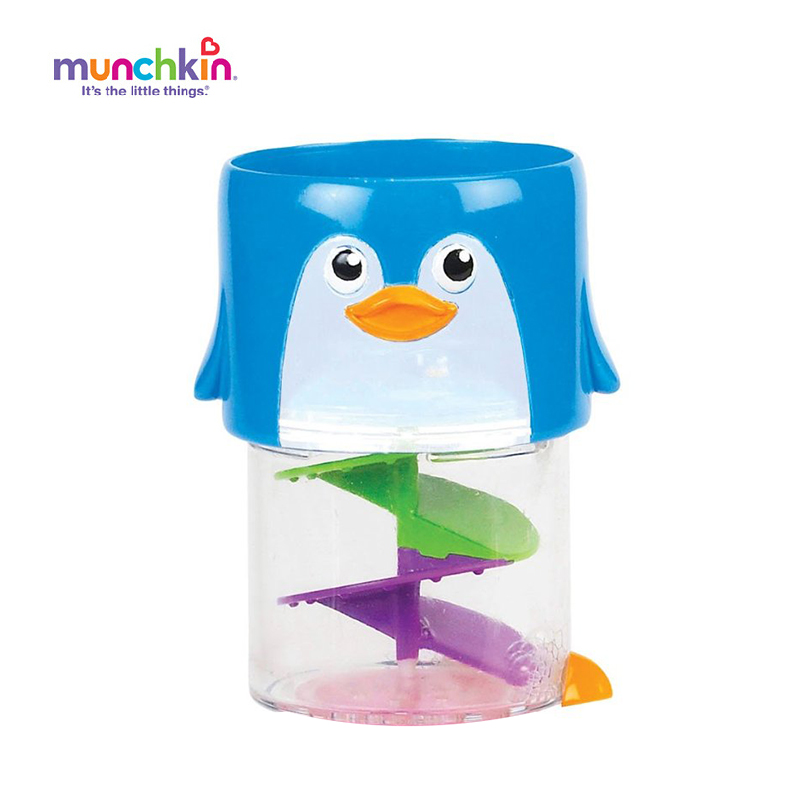 Munchkin/麦肯齐 神奇水道企鹅海星鱼组合 儿童玩具 洗浴玩具