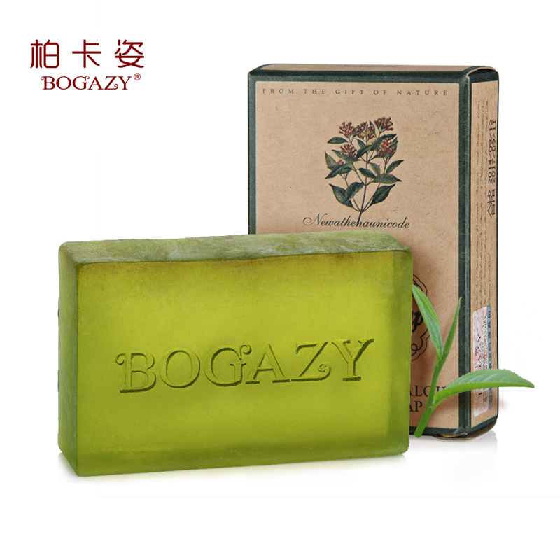 柏卡姿茶树手工皂纯去痘去黑头精油皂洗脸皂香皂手工皂天然洁面皂