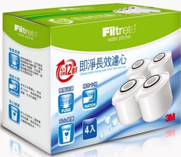 【3M】WP3000即净长效滤心(4入装)台湾官网直邮进口