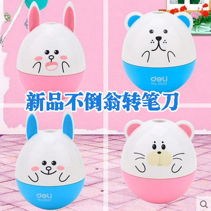 Del pencil sharpener creative tumbler cute fun pencil sharpener pencil sharpener pencil sharpener portable pen planer