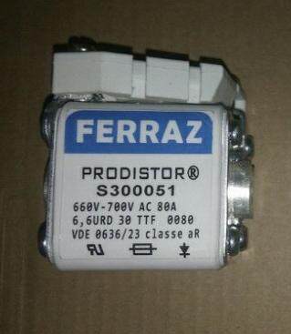 Ferraz Fuses S300051 6 6URD 30 TTF 0080 660V 80A AR Direct Shot