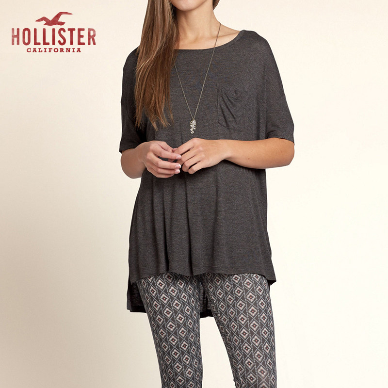 Hollister Abalone Cove Pocket T 恤 女 86862