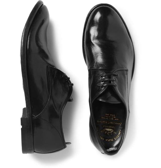 Officine Creative Leather Derby Shoes Italian Handmade Leather Shoes