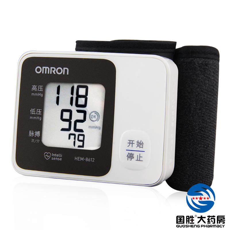 新款欧姆龙电子手腕式血压测量计仪8612家用医用腕式全自动高精准