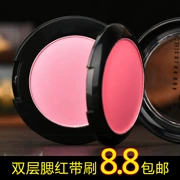 Colorbox Camellia má hồng đích thực Rouge phấn má hồng trang điểm năng lực sửa chữa Màu đỏ hồng đỏ hai màu