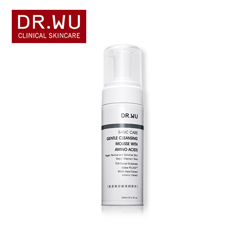 DR．WU/达尔肤氨基酸舒缓洁颜慕斯 160ML dr wu 洁面 舒缓 泡沫