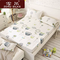 Zero lụa doanh nghiệp giường cotton một mảnh bông 1,5 1.8m khăn trải giường Khăn trải giường 1.2m Simmons bộ bảo vệ tay khỏi giường mat - Trang bị Covers ga giường chun